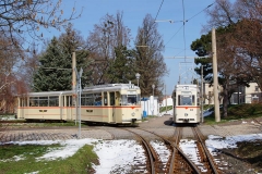 Zug 43-93, Tw 215, Waltershausen Bf., 02.04.2016_(c) S. Natzschka
