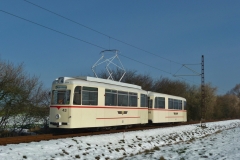 Fotohalt an der Pferdekoppel.