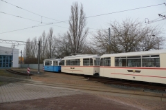 ...schnell in die Halle.