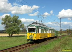 Wahlwinkel: TW 56/BW82/101. Mit diesen schönen Fahrzeugen begann die Waldbahn 1929 den Betrieb. (c) sphenix