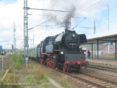 Einige Besucher kamen mit dem Dampfsonderzug... (c) Kutting