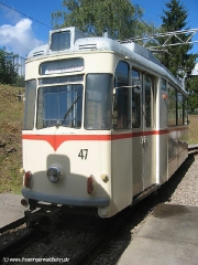 TW 47 auf den Gleisen neben der Wagenhalle (c) Kutting