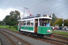 Tw 7 (SVZ), Einfahrt Betriebshof, 20.09.2014, (c) Natzschka