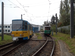 Tw 316+309, Tw 7 (SVZ), Betriebshof TWSB, 20.09.2014, (c) D. Kirchberger