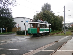 Tw 7 (SVZ) , Waltershausen-Gleisdreieck, 21.09.2014, (c) Schneider