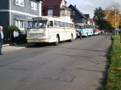 Ikarus 66 und 255, Fleischerbus, Tabarz, 12.10.2014 (C) Schneider