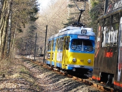 Tw 443, bei Reinhardsbrunn Bf., 29.03.2014, (C) Schneider