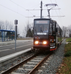 Tw 11, Waltershausen-Gleisdreieck, 29.11.2014, (c) Sschneider