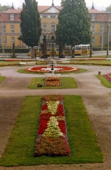 Tatra KT4D Thüringerwaldbahn tram, Gotha Orangerie, DDR August 1989.