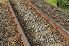 Straßenbahnbetonschwellengleis