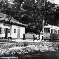 Haltestelle um 1940