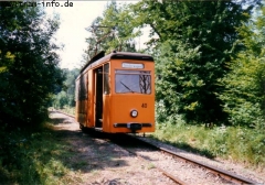 Der ATW 40 auf der Schleife am Boxberg. (7. August 1997)