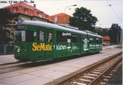 Triebwagen 592. Der "Gegenschuß". (7. August 1997)