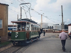 Historischer TW 29 zu Gast aus Gera. (2.5.1994)