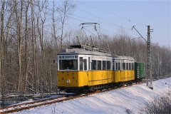 Tw 56, Bw 82 und Gpl 101 am Boxberg. (Foto-Sonderfahrt 29.1.2005)