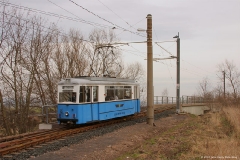 Gleisdreieck in Waltershausen, TW 39. (FoSoFa 2007)