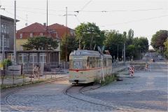 Letzte Befahrung Wendeschleife Hbf. Tw 215. (19.7.2007)