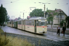 Tw 212 G4-61 Gotha 1967, Linie: 4, Schleife Tabarz mit Güter-Abw, (10.1967, Earl W. Clark, Jr. Photo)