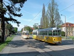 ...und GT6 395 (DUEWAG 1962) ex Mannheim 395, 2011 verschrottet auf er Linie 2