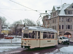 TW 47 am Hersdorfplatz. (29. Januar 2005)