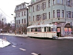 TW 47 am Hersdorfplatz. (29. Januar 2005)