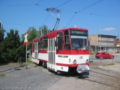 TW 313 in der Wendeschleife am Hbf.