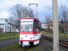 TW 317 am Gleisdreieck.