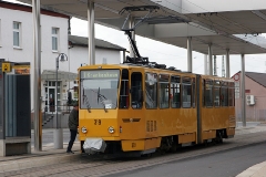 Triebwagen 319 am Hauptbahnhof. (31.12.2011)