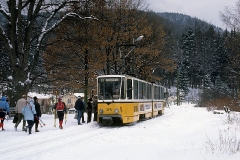 Rückfahrt nach Gotha. (Februar 1991)