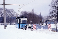 Nochmals Gleisdreieck Waltershausen. (Februar 1991)