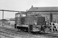 Lok 4, auf dem Gelände der Industriebahn Gotha Ost, 09.04.1977, (C) P. Kalbe