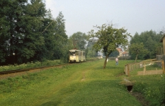 Beim Warten auf die nächste Bahn sahen wir die Gänse wohl, allerdings hielten sie sich an der falschen Stelle auf. Als dann ein Tatra als Vorzug