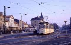 Abzweig Huttenstraße am 17.03.1990.