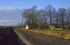 Am 06.01.1988 kam Tw 39 als Dienstfahrt am Ortsrand von Sundhausen des Wegs.
