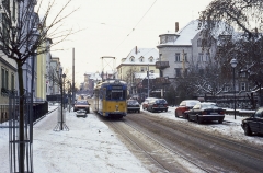 Die Bogestra-Zweirichtungswagen ermöglichten es, die Linie 1 bis Sundhausen zu verlängern. Mit der Eröffnung der Neubaustrecke zum Krankenhaus konnten
