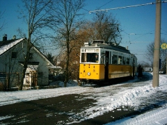 Historischer Zug 56-82-101, Waltershausen-Gleisdreieck, 28.01.2006, (C) Schneider