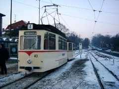 Historischer Zug 43-93, Gotha Hbf, 28.01.2006, (C) Schneider