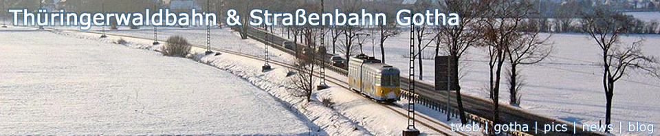 Thüringerwaldbahn und Straßenbahn Gotha