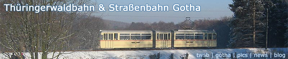 Thüringerwaldbahn und Straßenbahn Gotha