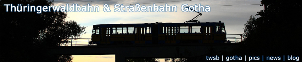Thüringerwaldbahn und Straßenbahn Gotha