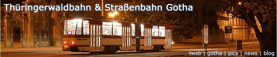 Thüringerwaldbahn und Straßenbahn Gotha